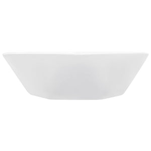 vidaXL Wash Basin 41x36.5x12 cm Ceramic White