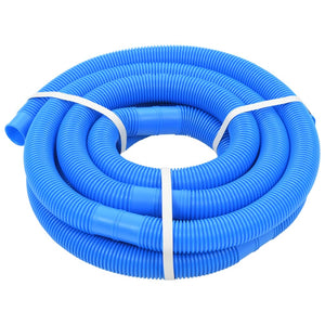 vidaXL Pool Hose with Clamps Blue 38 mm 6 m