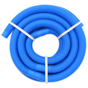 vidaXL Pool Hose with Clamps Blue 38 mm 6 m