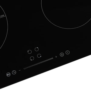 vidaXL Induction Hob with 4 Burners Touch Control Glass 7000 W