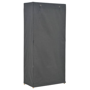 vidaXL Wardrobe Grey 79x40x170 cm Fabric