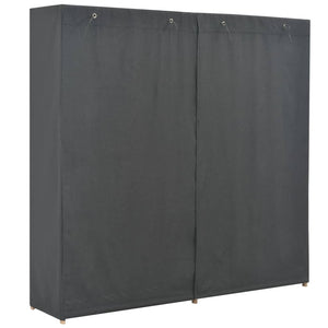 vidaXL Wardrobe Grey 200x40x170 cm Fabric