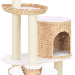 vidaXL Cat Tree with Sisal Scratching Post Seagrass