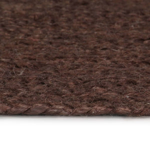 vidaXL Handmade Rug Jute Round 150 cm Brown