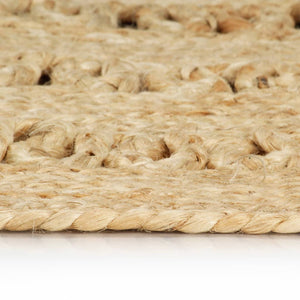 vidaXL Handmade Rug Braided Jute 150 cm