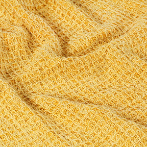 vidaXL Throw Cotton 125x150 cm Mustard Yellow