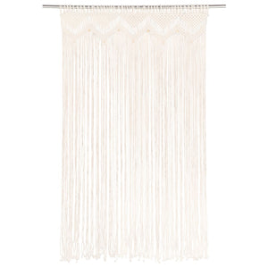 vidaXL Macrame Curtain 140x240 cm Cotton