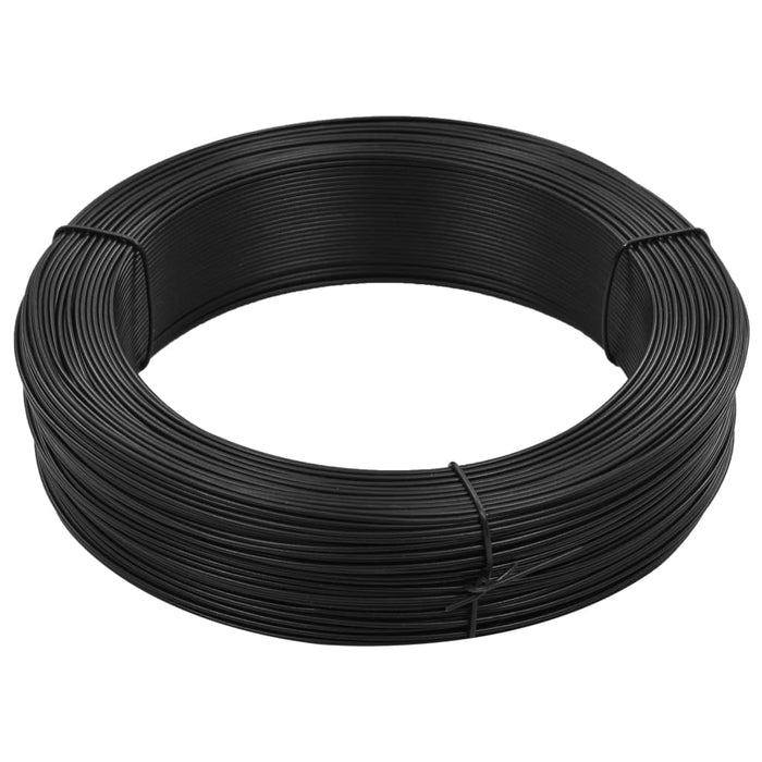 vidaXL Fence Binding Wire 250 m 0.9/1.4 mm Steel Anthracite