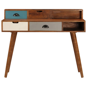 vidaXL Writing Desk 110x50x90 cm Solid Acacia Wood