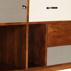 vidaXL Sideboard 115x35x86 cm Solid Acacia Wood