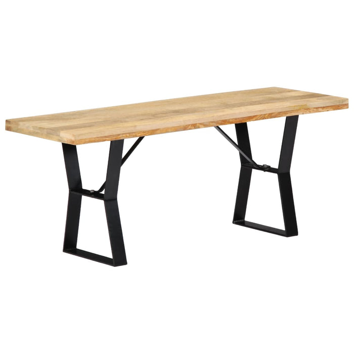 vidaXL Bench 110 cm Solid Mango Wood