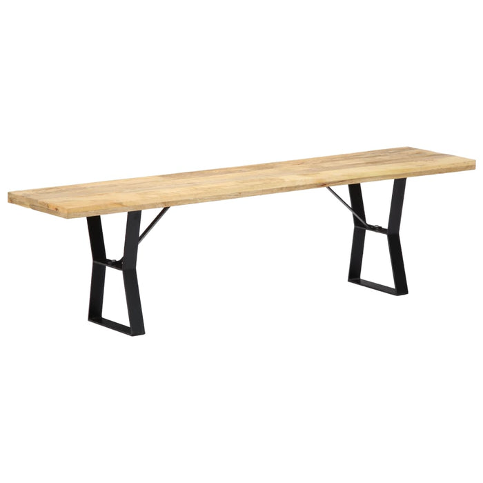 vidaXL Bench 160 cm Solid Mango Wood