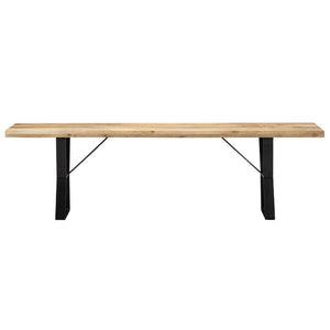 vidaXL Bench 160 cm Solid Mango Wood