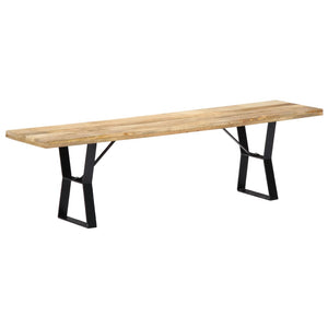 vidaXL Bench 160 cm Solid Mango Wood