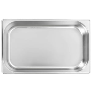 vidaXL Gastronorm Containers 4 pcs GN 1/1 100 mm Stainless Steel