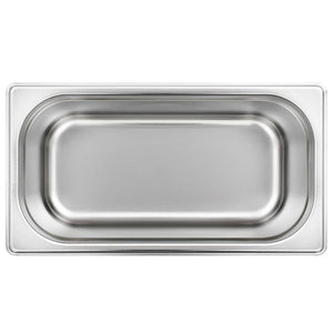 vidaXL Gastronorm Containers 4 pcs GN 1/3 150 mm Stainless Steel