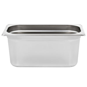 vidaXL Gastronorm Containers 4 pcs GN 1/3 150 mm Stainless Steel