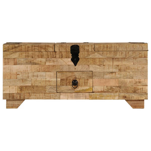 vidaXL Coffee Table Solid Mango Wood 80x40x35 cm