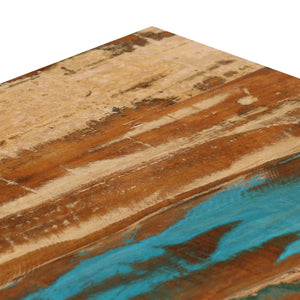 vidaXL Coffee Table 100x50x35 cm Solid Reclaimed Wood and Steel