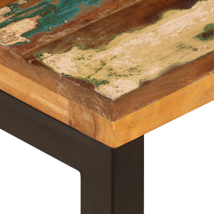 vidaXL Coffee Table 100x50x35 cm Solid Reclaimed Wood and Steel