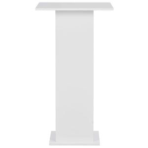 vidaXL Bar Table White 60x60x110 cm