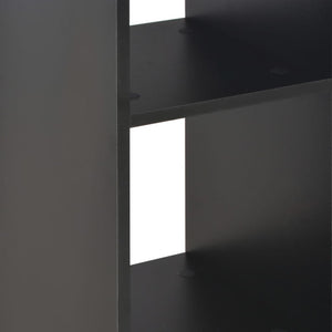 vidaXL Bar Table Black 60x60x110 cm