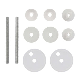 vidaXL Toilet Seats with Lids 2 pcs MDF Pebbles