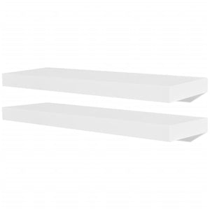 vidaXL Wall Shelves 4 pcs White 60 cm