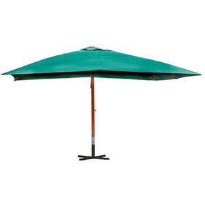 Floating Parasol Melia 300 x 400 cm Green