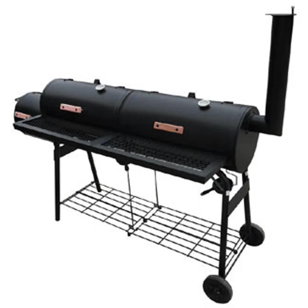 vidaXL Smoker BBQ Nevada XL Black