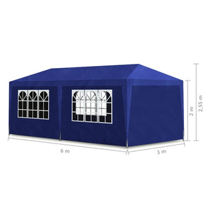 vidaXL Party Tent 3x6 m Blue