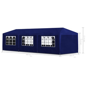 vidaXL Party Tent 3x9 m Blue