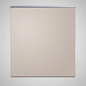 Roller Blind Blackout 100 x 175 cm Beige