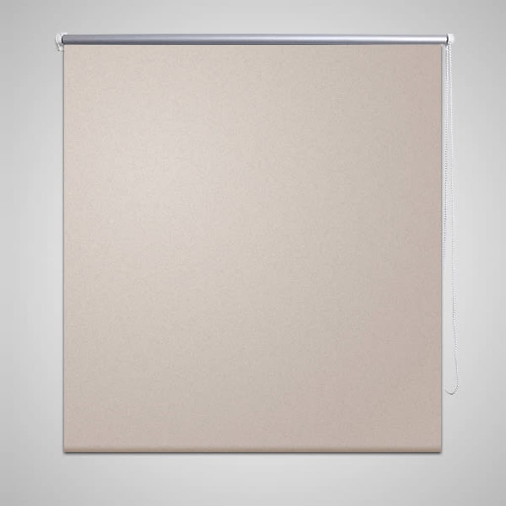 Roller Blind Blackout 140 x 230 cm Beige