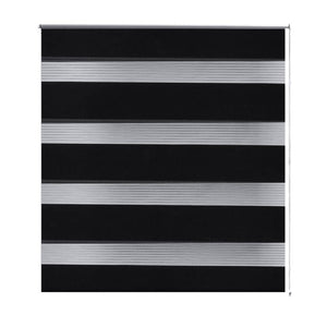 Zebra Blind 50 x 100 cm Black