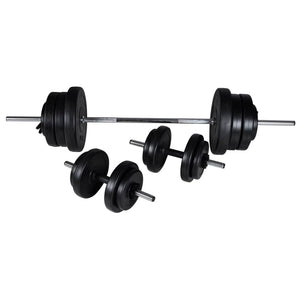 Barbell + 2 Dumbbell Set 60.5kg