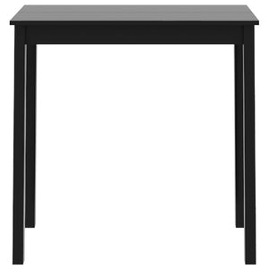 vidaXL Bar Table MDF Black 115x55x107 cm