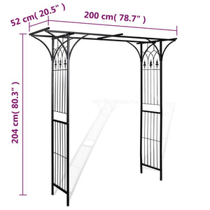 vidaXL Garden Arch 200x52x204 cm