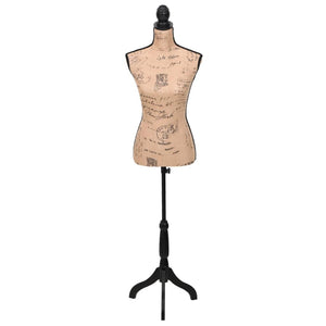 Ladies Bust Display Bust Brown Black Jute Female Mannequin Display