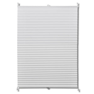 Plisse Blind 50x100cm White Pleated Blind