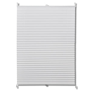 Plisse Blind 50x150cm White Pleated Blind