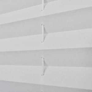 Plisse Blind 70x125cm White Pleated Blind