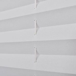 Plisse Blind 80x125cm White Pleated Blind