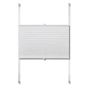 Plisse Blind 80x200cm White Pleated Blind