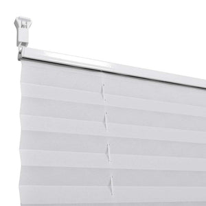 Plisse Blind 110x100cm White Pleated Blind