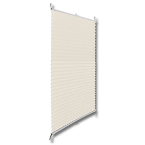 Plisse Blind 70x125cm Creme