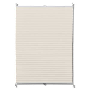 Plisse Blind 80x150cm Creme