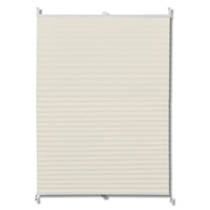 vidaXL Plisse Blind 100x200cm Cream