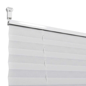 Plisse Blind 110x150cm White Pleated Blind