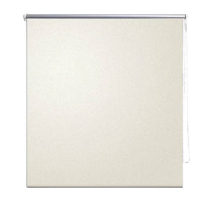 Roller Blind Blackout 40 x 100 cm Off White